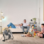 BLACK+DECKER Golvfläkt 120W Svart