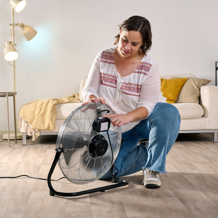 BLACK+DECKER Golvfläkt 120W Svart