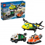 LEGO LEGO City - Vliegtuig, Servicewagen & Hovercraft Remix (60505)