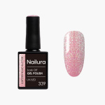 Nailura Gellak 339 - Copper Rose Glitter - 10 ml