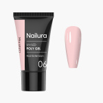Nailura Poly Gel 6 - Clear Pink - 30 ml