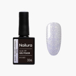 Nailura Gellak 336 - Silver Infused Lavender Shine - 10 ml