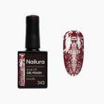Nailura Gellak 343 - Crimson Red Sparkle - 10 ml