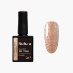 Nailura Gellak 347 - Champagne Gold Sparkle - 10 ml