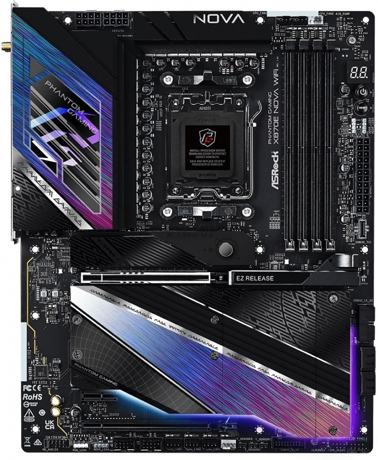 ASRock X870E Nova WIFI ATX-moederbord