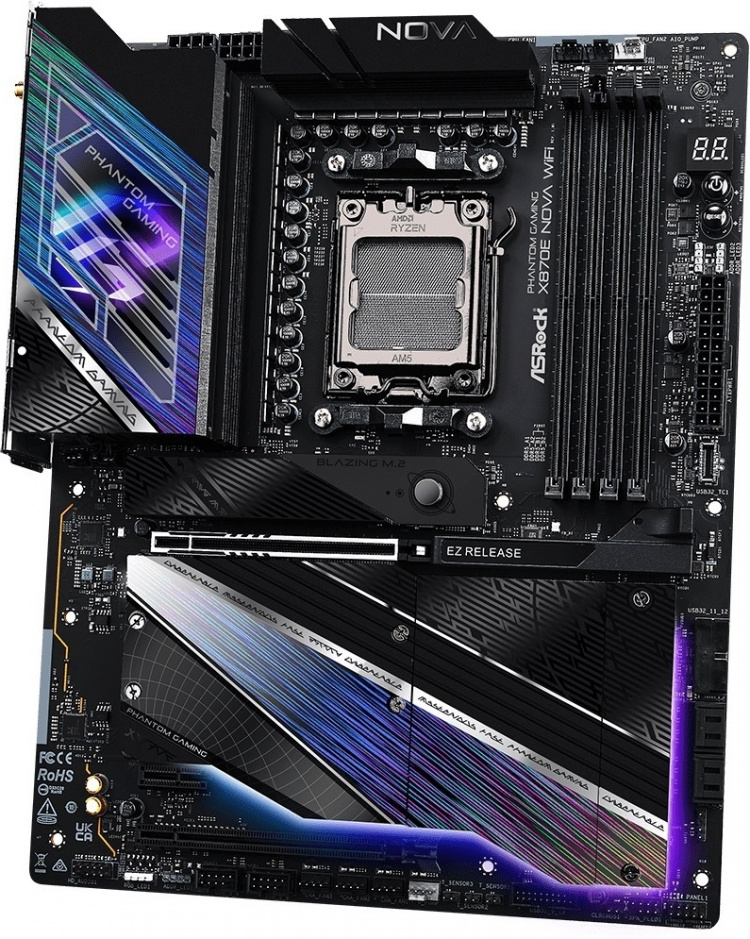 ASRock X870E Nova WIFI ATX-moederbord