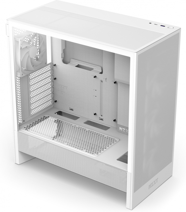 NZXT H5 Flow RGB (2024) ATX-behuizing met venster, wit 