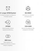 Mercusys Halo H60X WiFi 6 Mesh-systeem, 3-pack