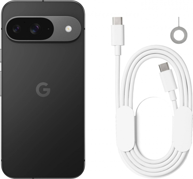 Google Pixel 9 5G-telefoon, 128/12 GB, Obsidian