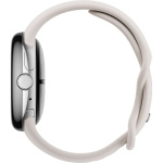 Google Pixel Watch 3 WiFi-smartwatch, 41 mm, Porcelain / Polished Silver