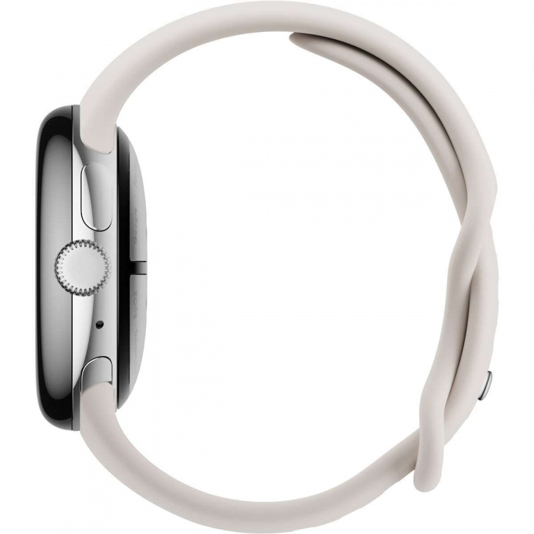 Google Pixel Watch 3 WiFi-smartwatch, 41 mm, Porcelain / Polished Silver