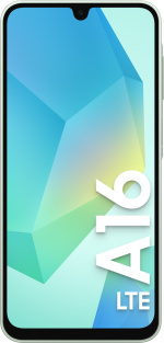 Samsung Galaxy A16 LTE-telefoon, 128/4 GB, lichtgroen