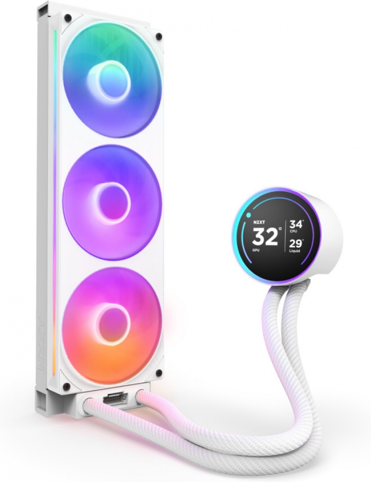 NZXT Kraken Elite RGB 360 (2024) - vloeistofkoelsysteem, wit