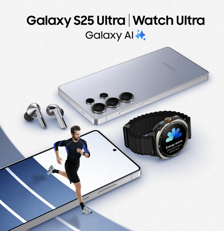 Samsung Galaxy S25 Ultra 5G-telefoon, 512/12 GB, Titanium Silverblue