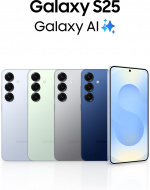 Samsung Galaxy S25 5G-telefoon, 128/12 GB, Icy Blue