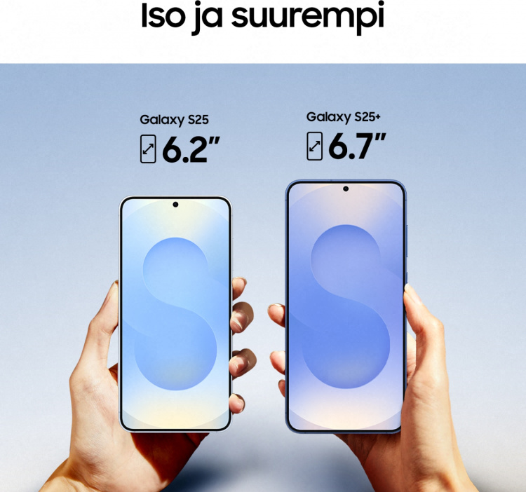 Samsung Galaxy S25 5G-telefoon, 128/12 GB, Icy Blue