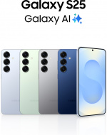 Samsung Galaxy S25 5G-telefoon, 256/12 GB, Silver Shadow