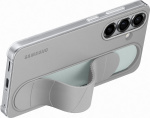 Samsung Galaxy S25 Standing Grip beschermhoes, grijs / mint De