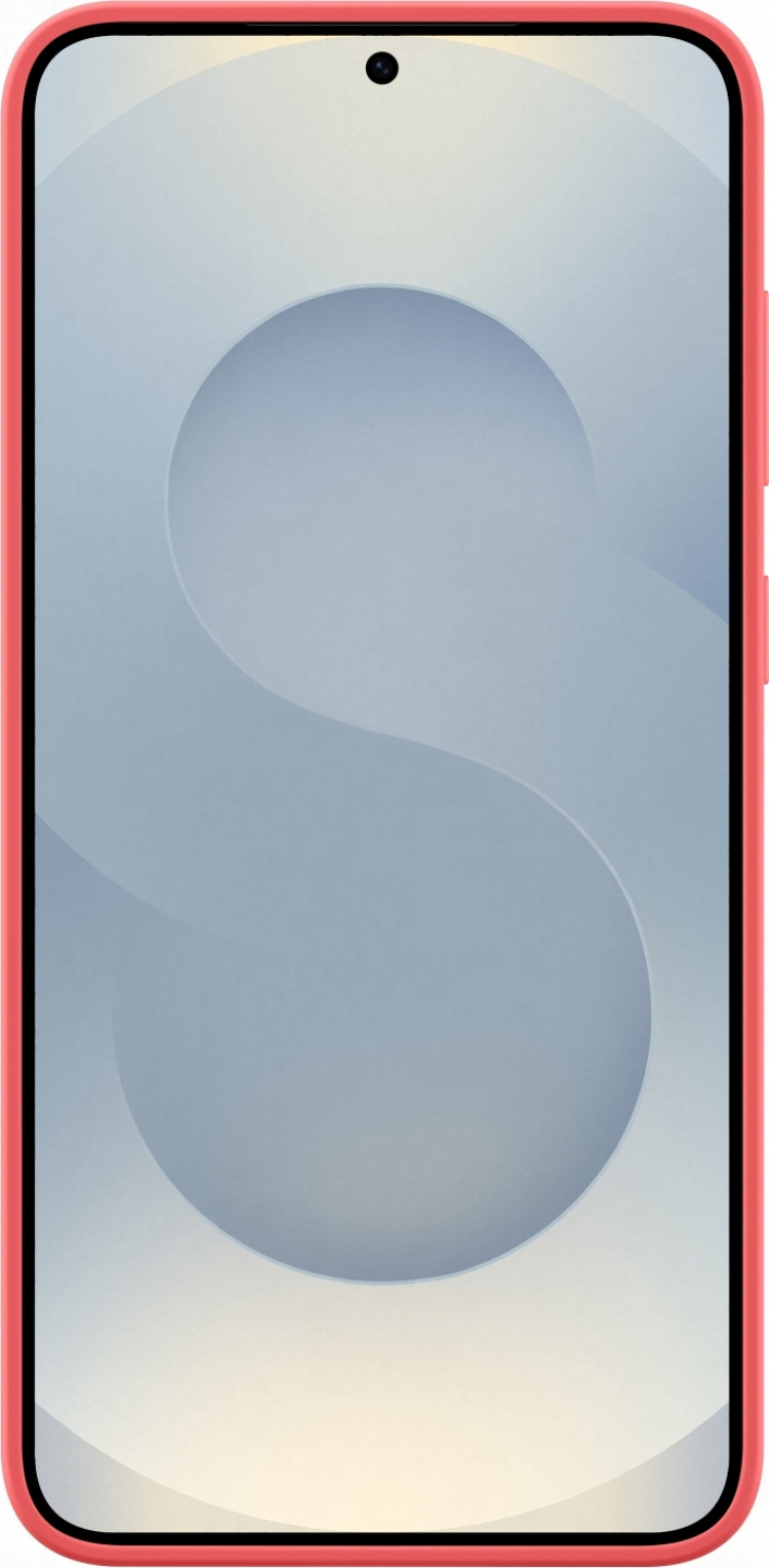 Samsung Galaxy S25+ siliconen hoesje, rood