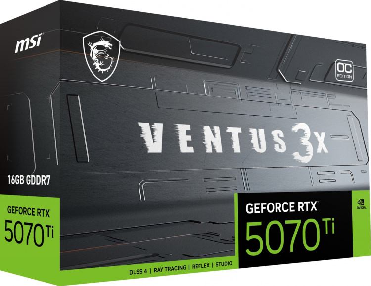 MSI GeForce RTX 5070 Ti 16G VENTUS 3X OC grafische kaart: