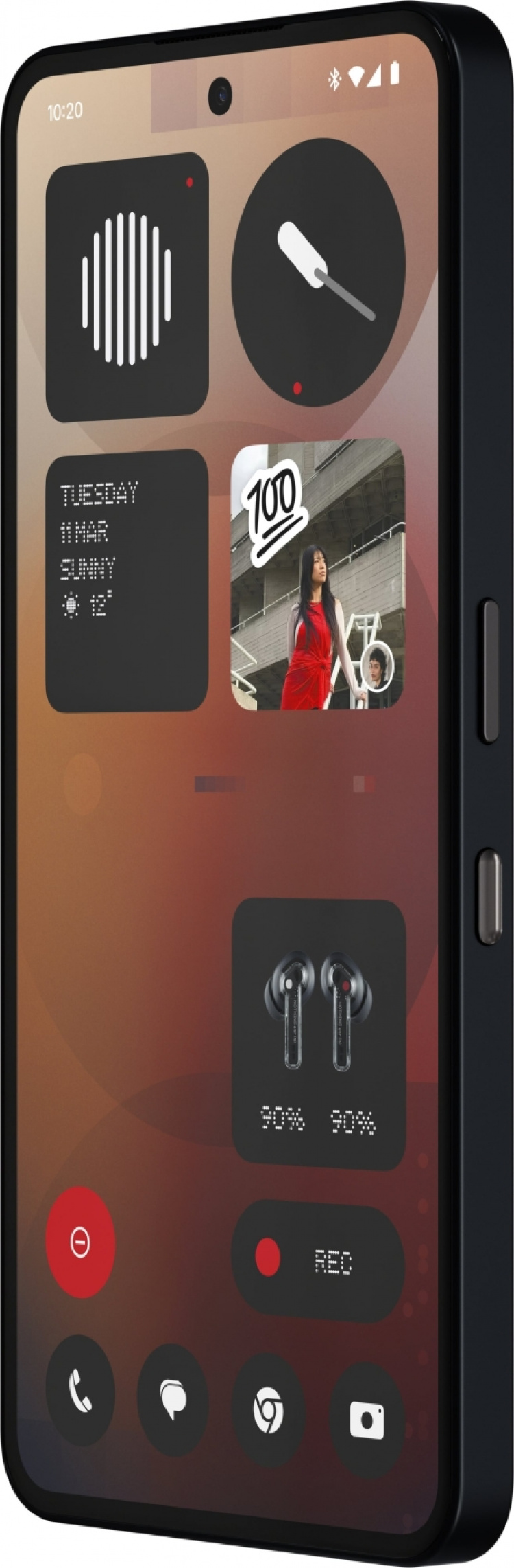 Nothing Phone (3a) smartphone, 256/12 GB, zwart