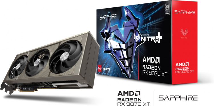Sapphire Technologies Sapphire NITRO+ AMD Radeon RX 9070 XT OC grafische kaart