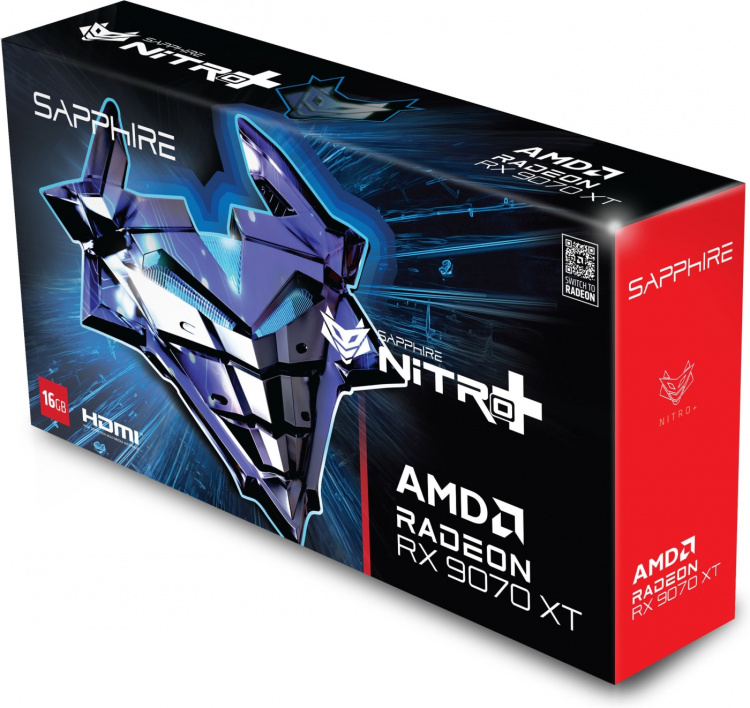 Sapphire Technologies Sapphire NITRO+ AMD Radeon RX 9070 XT OC grafische kaart