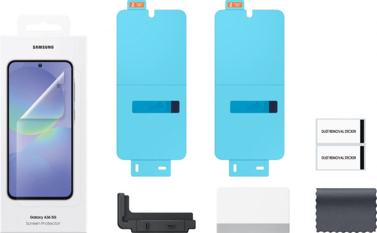 Samsung Galaxy A36 Screen Protector beschermfolie.