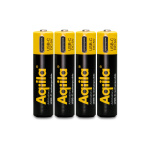 Aqiila - Oplaadbare USB-C-batterij - maat AAA - 600 mAh - 4-pack