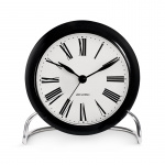 Arne Jacobsen Clocks Arne Jacobsen - Roman tafelklok - Ø11 cm - Wit & Zwart