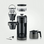 Severin Termosbryggare med kvarn KA 4831 Dark Inox