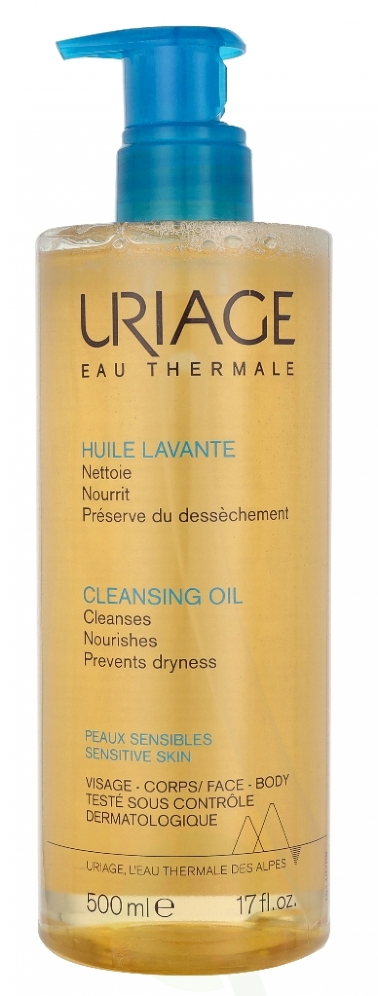 Uriage Cleansing Oil 500 ml Sensitive Skin