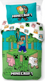 BrandMac Beddengoed - Volwassen maat 140 x 200 cm - Minecraft Jungle Explore (1029465)