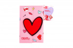 CREATE it! Make-upboek met magneetsluiting in hartvorm (884526)