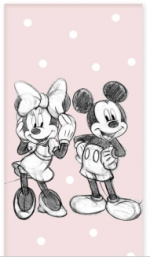 BrandMac Handdoek - 70 x 140 cm - Mickey & Minnie Mouse (110059)