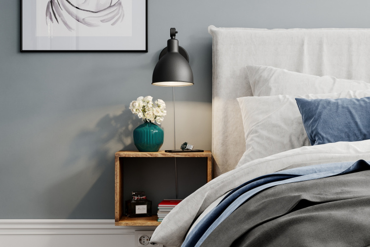 By Rydéns Wandlamp Bazar mini zandzwart 4300120-4007By Rydéns