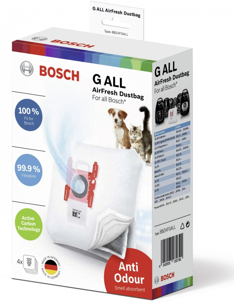 Bosch Accessoires stofzuiger BBZAFGALL StofzuigerzakBosch