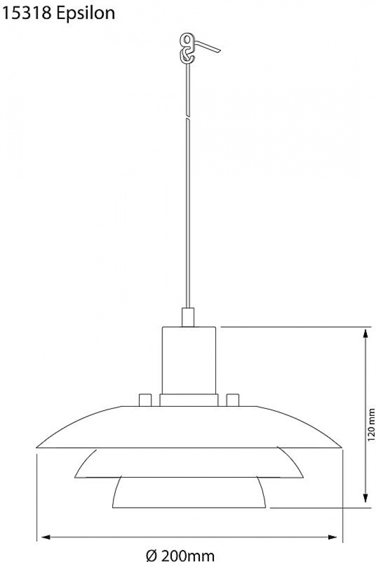 Aneta Raamlamp EPSILON 15318-12Aneta