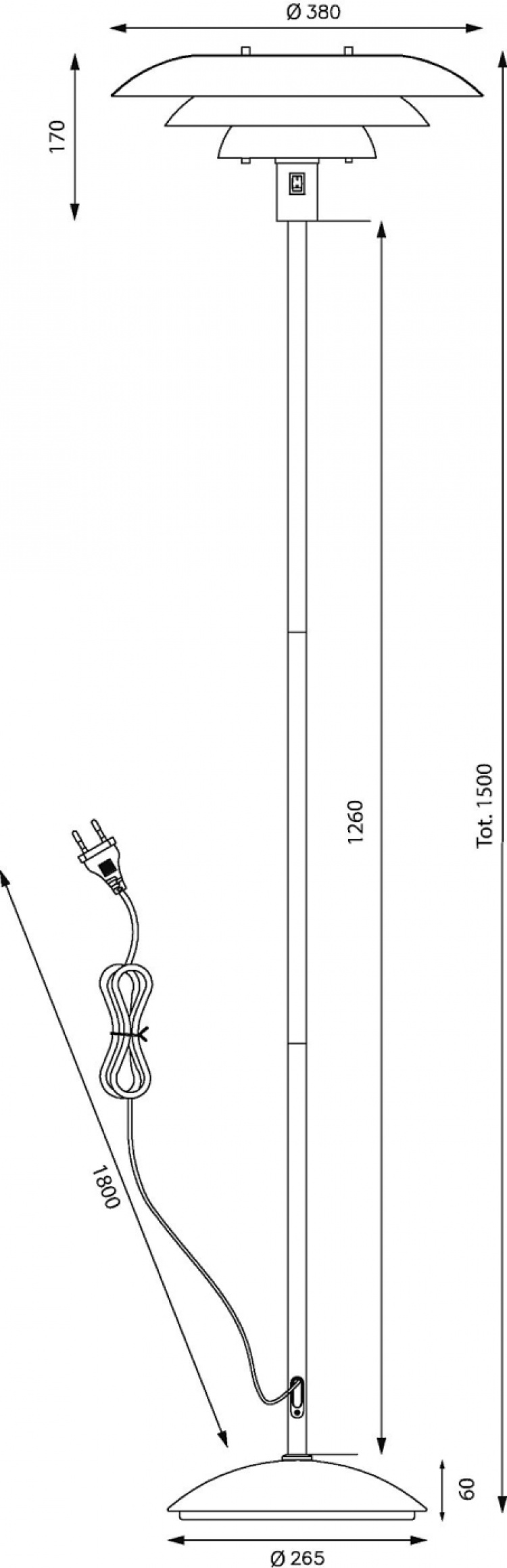 Aneta Staande lamp EPSILON 19208-01Aneta