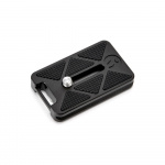 3 Legged Thing QR7-plaat 38 x 70 mm, Arca-compatibele QR-plaat, zwart