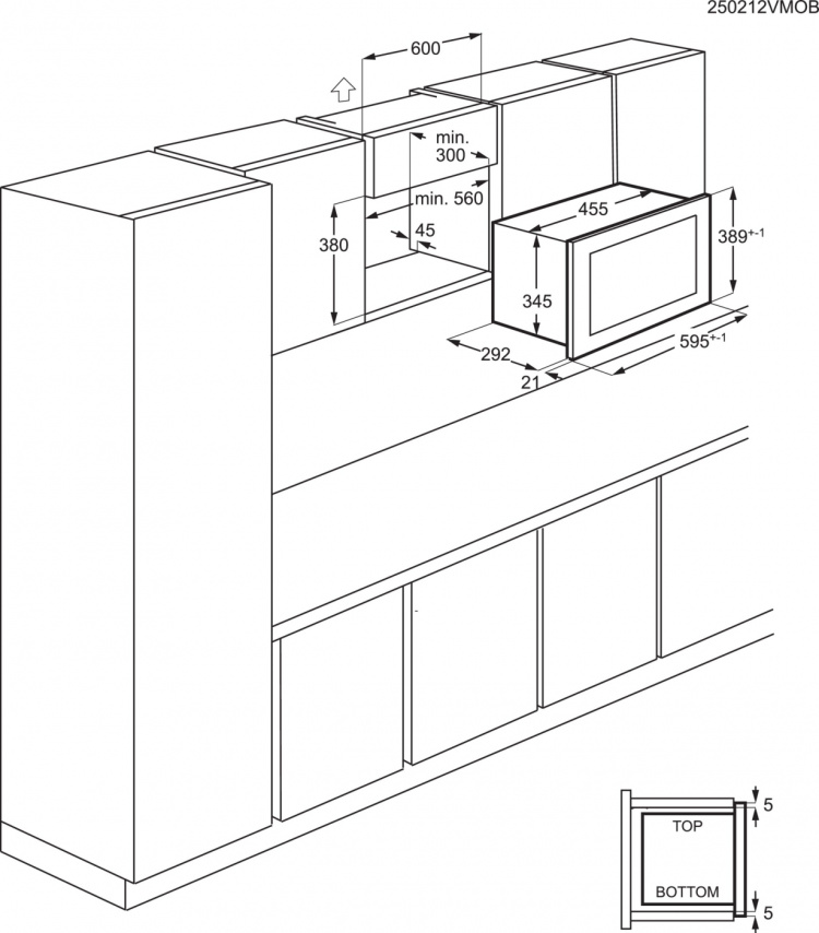 Electrolux Inbouwmagnetron LMS2173NBElectrolux