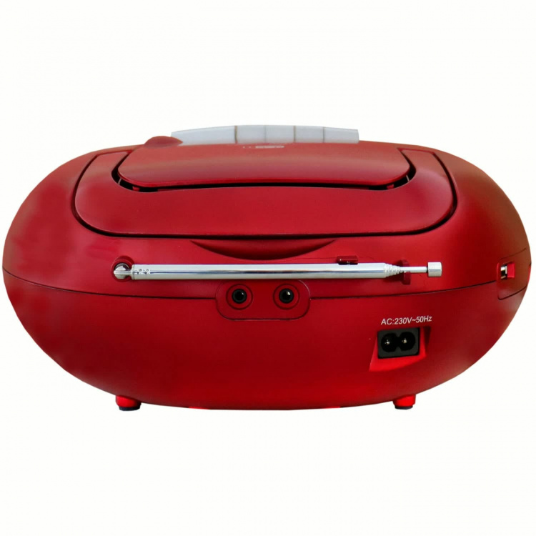 Soundmaster Boombox CD/MP3 DAB+/FM-radio Kassett USB SCD7800RO Röd