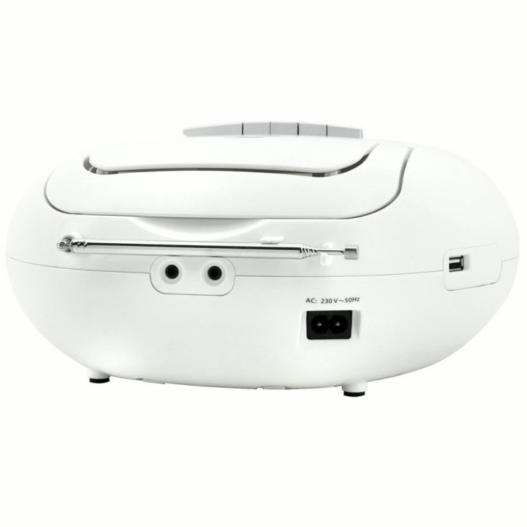 Soundmaster Boombox CD/MP3 DAB+/FM-radio Kassett USB SCD7800WE Vit