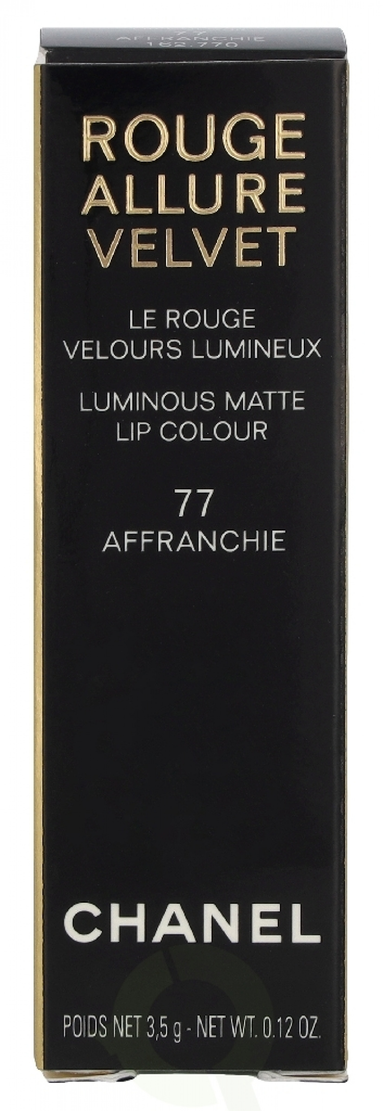 Chanel Rouge Allure Velvet 3.5 g #77 Affranchie