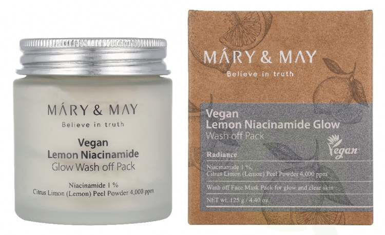 Mary & May Mary&May Lemon Niacinamide Glow Wash Off Pack 125 g