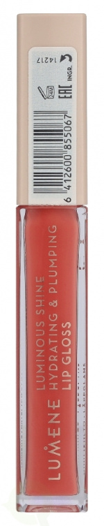 Lumene Luminous Shine Hydrating & Plumping Lip Gloss 5 ml #4 Peach Pink