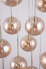 Globen Lighting Taklampa Skyfall 655154 Amber/Mässing Globen Lighting