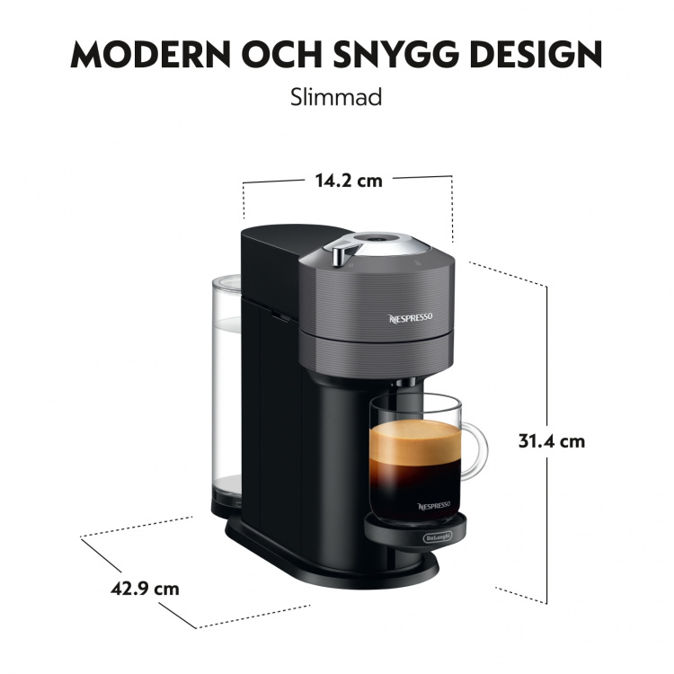 Nespresso Kapselmaskin Vertuo NEXT ENV120.GY Nespresso