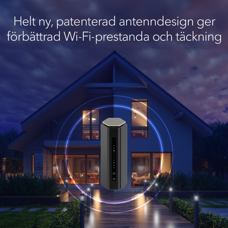 Netgear Nighthawk WiFi 7 Router RS600, 18Gbps Netgear