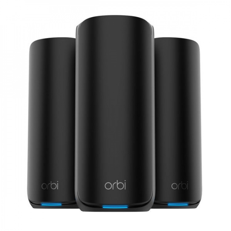 Netgear Router ORBI8 TB WIFI7 3-Pack Black Bundle NETGEAR